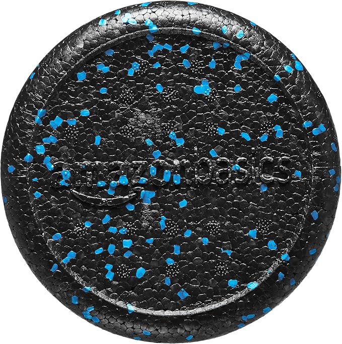 Amazon Basics High Density Foam Roller for Exercise and Recovery, 24 Inches, Blue Speckled