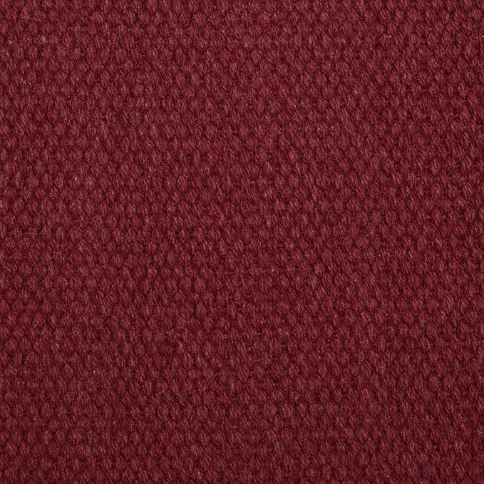 Live Well 360 Handmade Organic Cotton Yoga Mat - Non-Toxic, Chemical-free and All Natural Cloth Yoga Mat - Exercise, Workout, & Fitness Rug - Woven Material - Absorbent & Washable - 78" x 27"