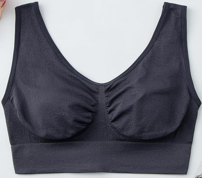 Hiking Gril Women's Comfort Wirefree Bralette Unpadded Sleep Yoga Bra