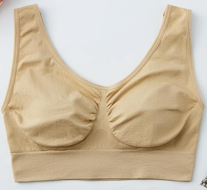 Hiking Gril Women's Comfort Wirefree Bralette Unpadded Sleep Yoga Bra