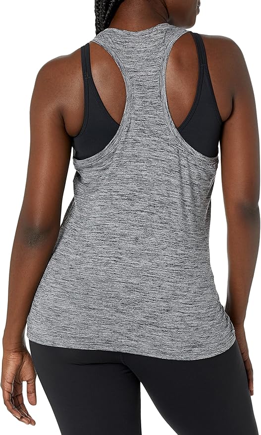 Amazon Essentials Women's Active Quick Dry Tech Stretch Racerback Scoop Neck Tank Top, Multipacks