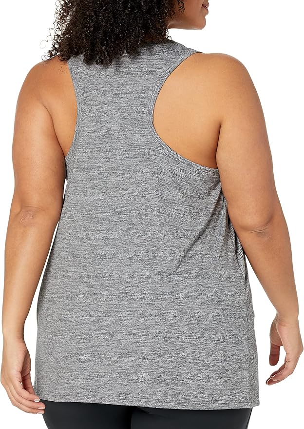 Amazon Essentials Women's Active Quick Dry Tech Stretch Racerback Scoop Neck Tank Top, Multipacks